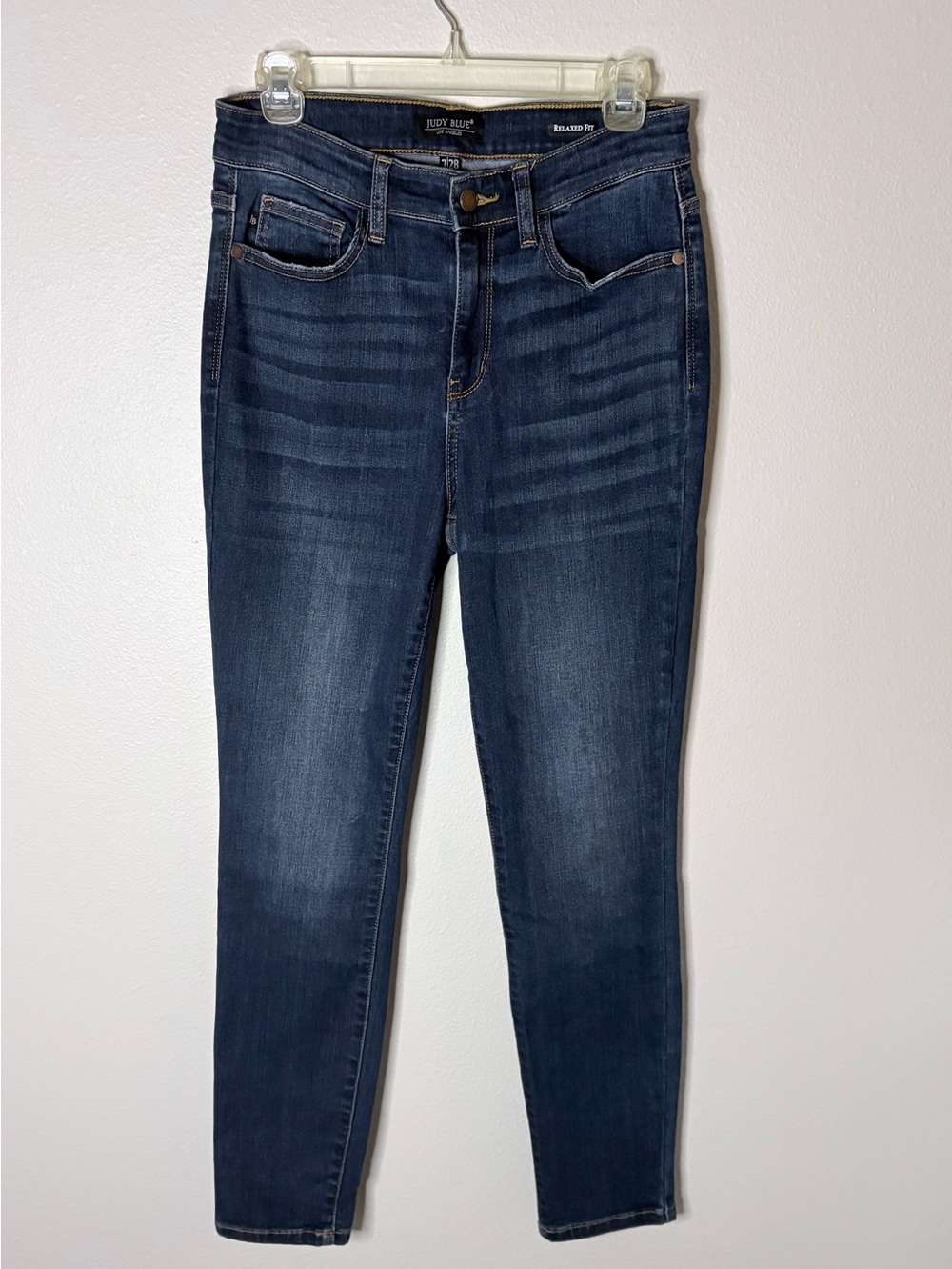 Judy Blue Relaxed Fit Zip Front Womens 7/28